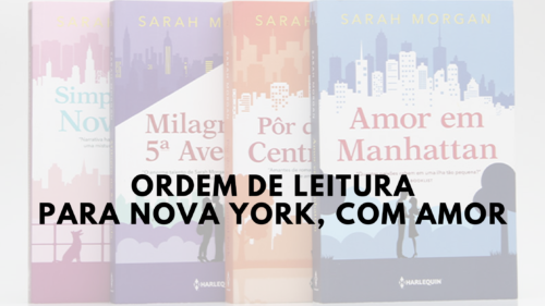 ordem de leitura da série Para Nova York com amor